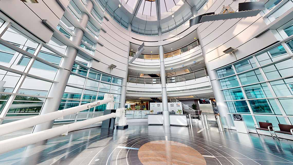 Entrée principale de l'Agence spatiale canadienne
