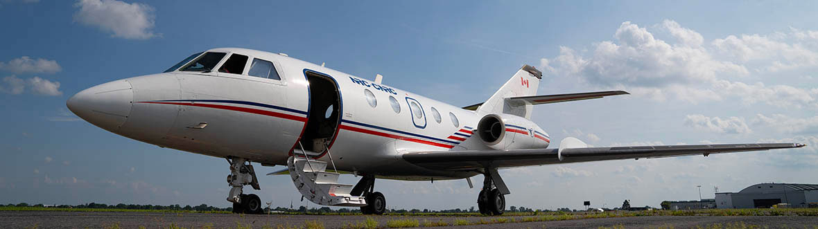 The Falcon 20 aircraft