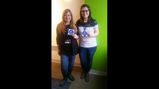 CitizenCan team members, Tanya and Barbara