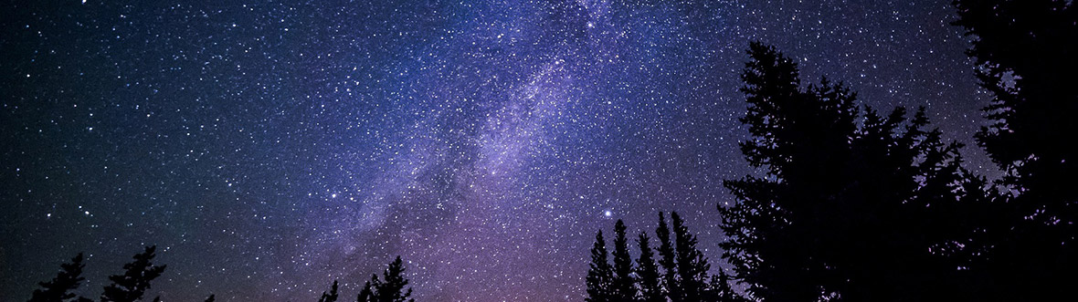 Milky Way and stars in the night sky