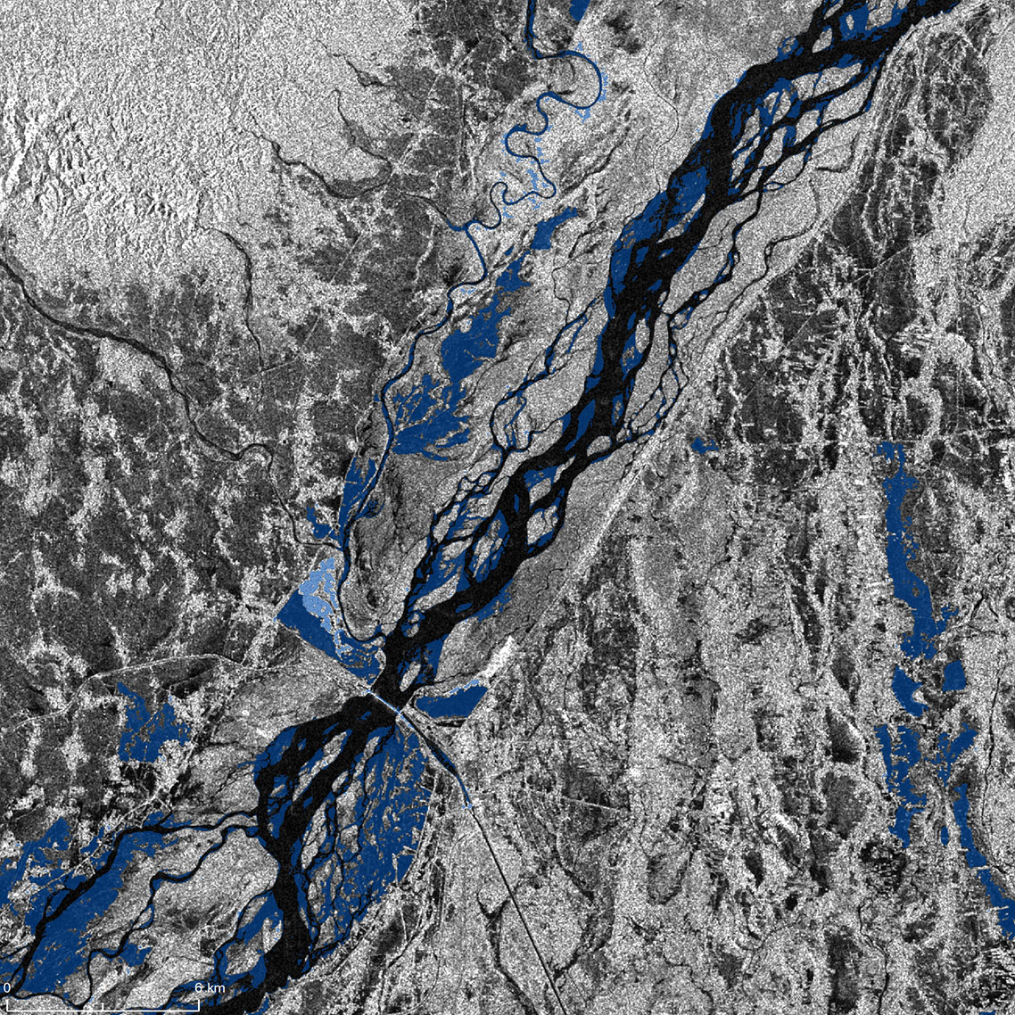 Image after floods in Nepal