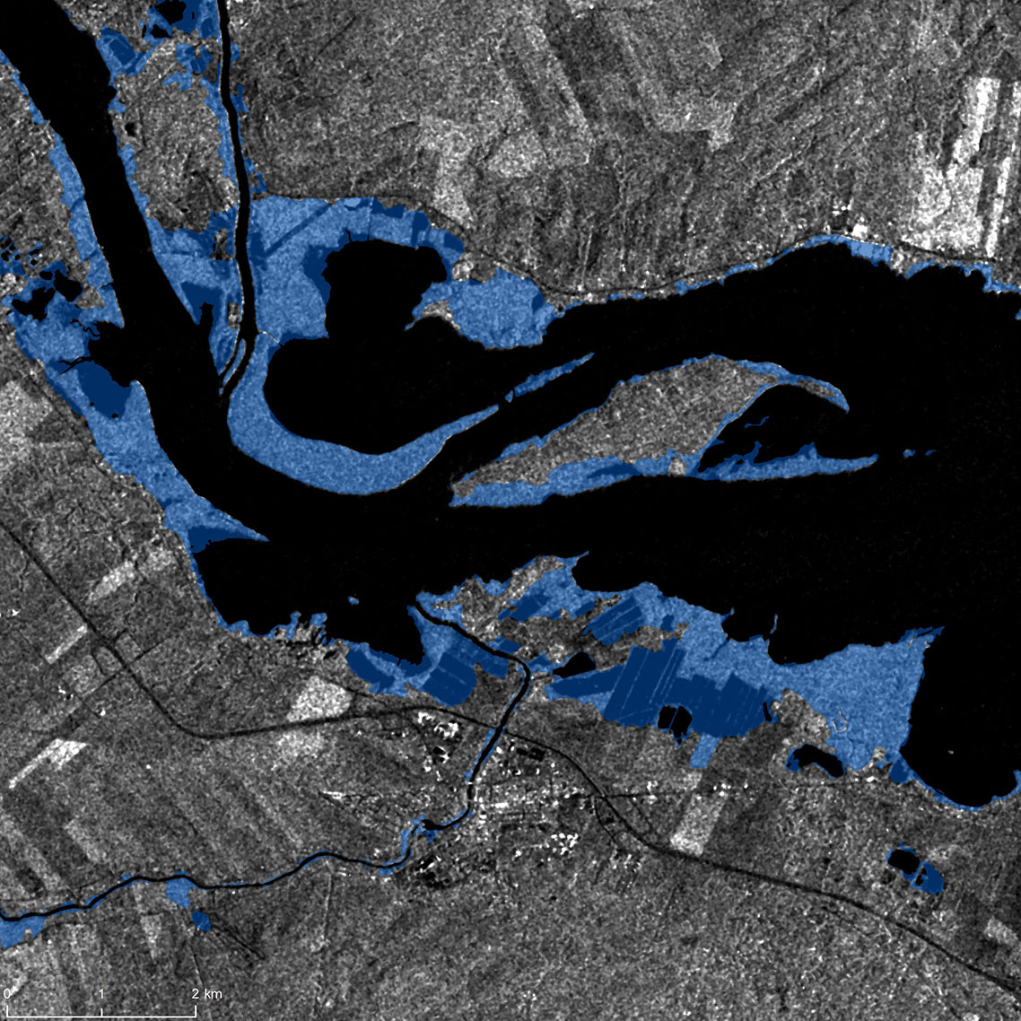 Image after the floods in Rigaud