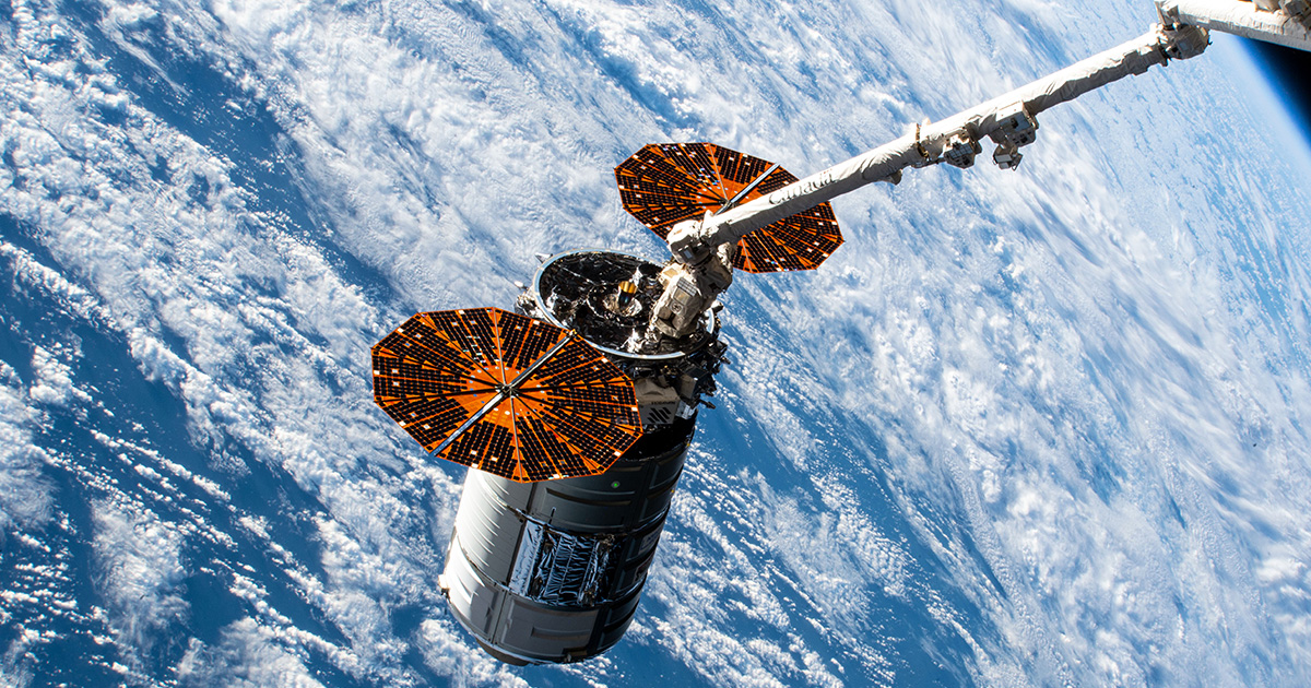 Le vaisseau-cargo Cygnus