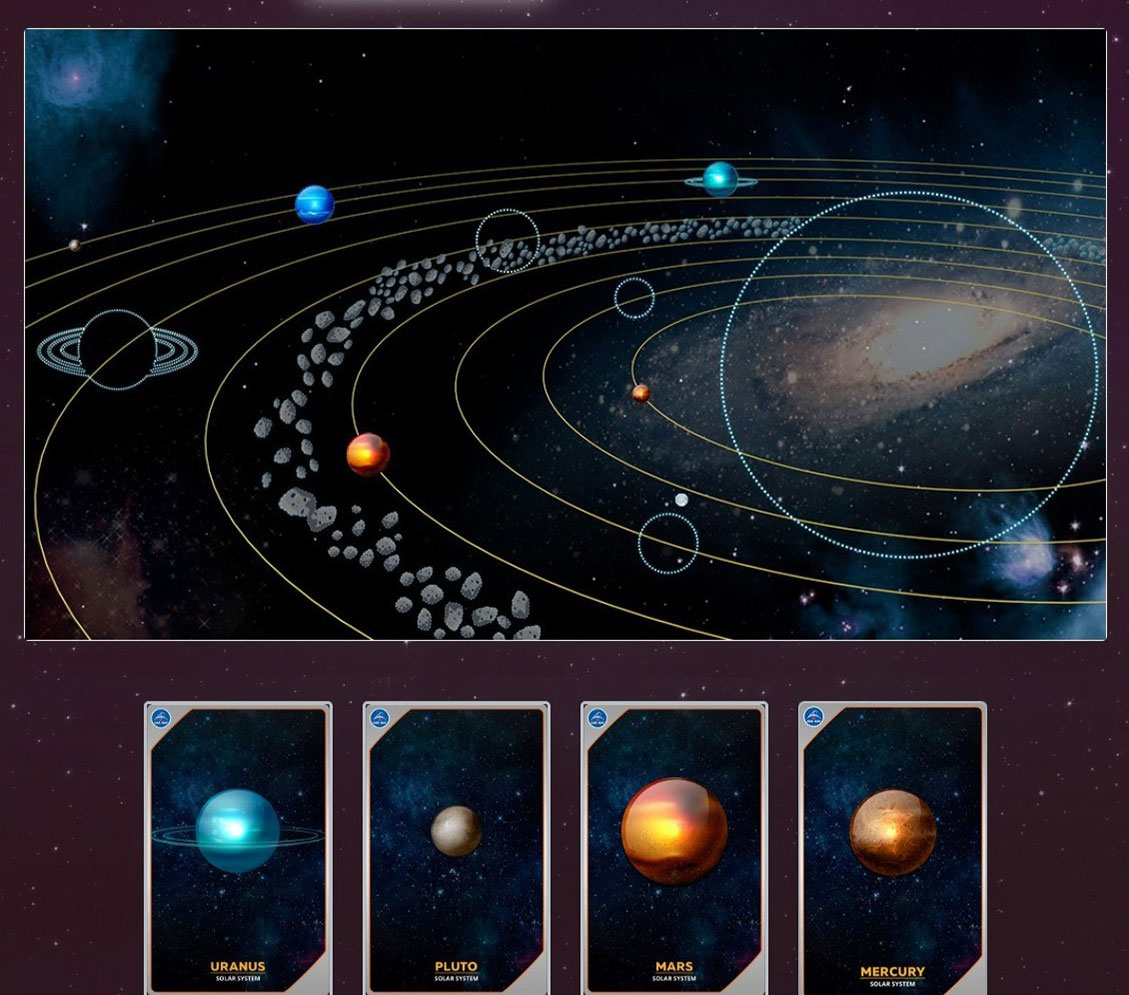 Solar system collectibles