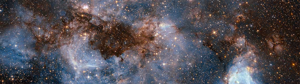 Tempête incandescente dans le Grand Nuage de Magellan