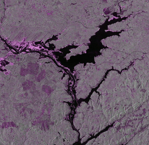 Image 1 snowmelt and rainfall, Saint John, New Brunswick river.