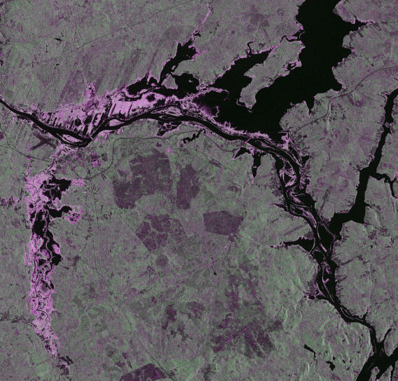 Image 2 snowmelt and rainfall, Saint John, New Brunswick river.