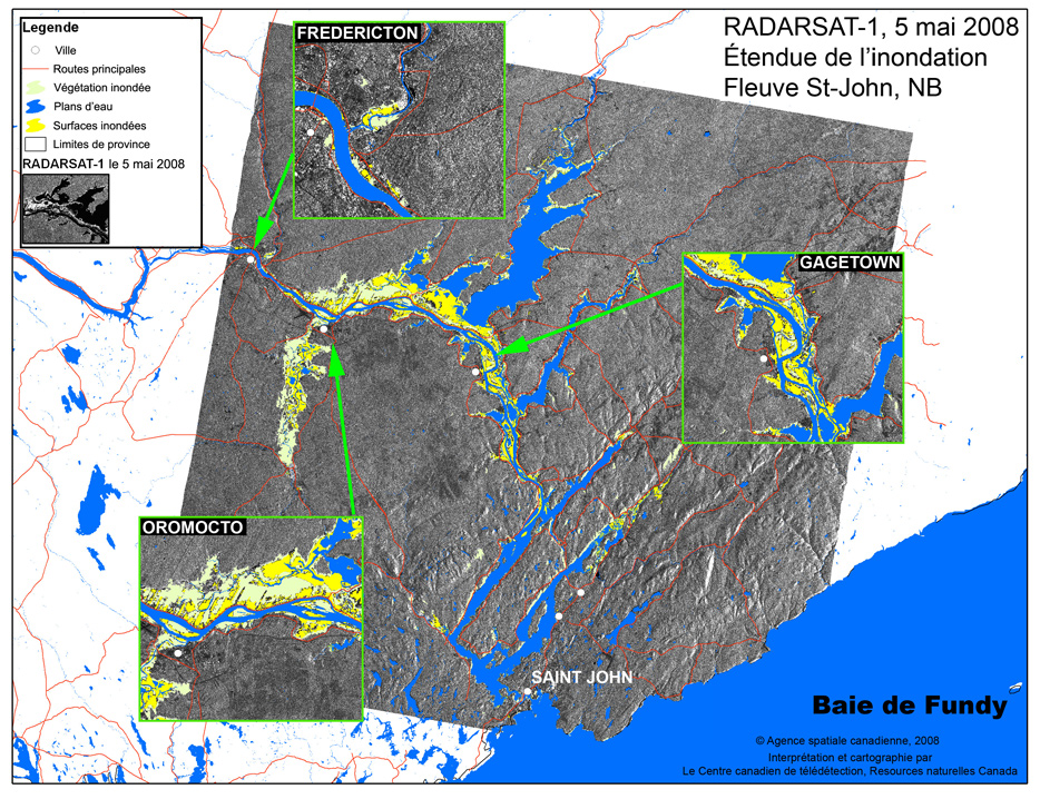 Image 4 snowmelt and rainfall, Saint John, New Brunswick river.