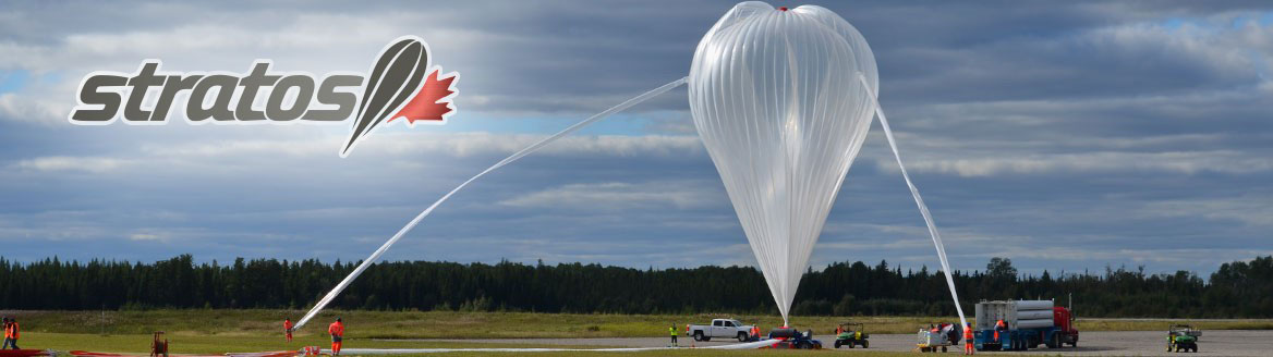 Balloon launched during the Strato Science 2014 Campaign