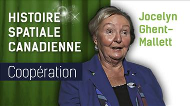Vignette de la vidéo : 'Jocelyn Ghent-Mallett parle de la politique spatiale canadienne et de coopération internationale'